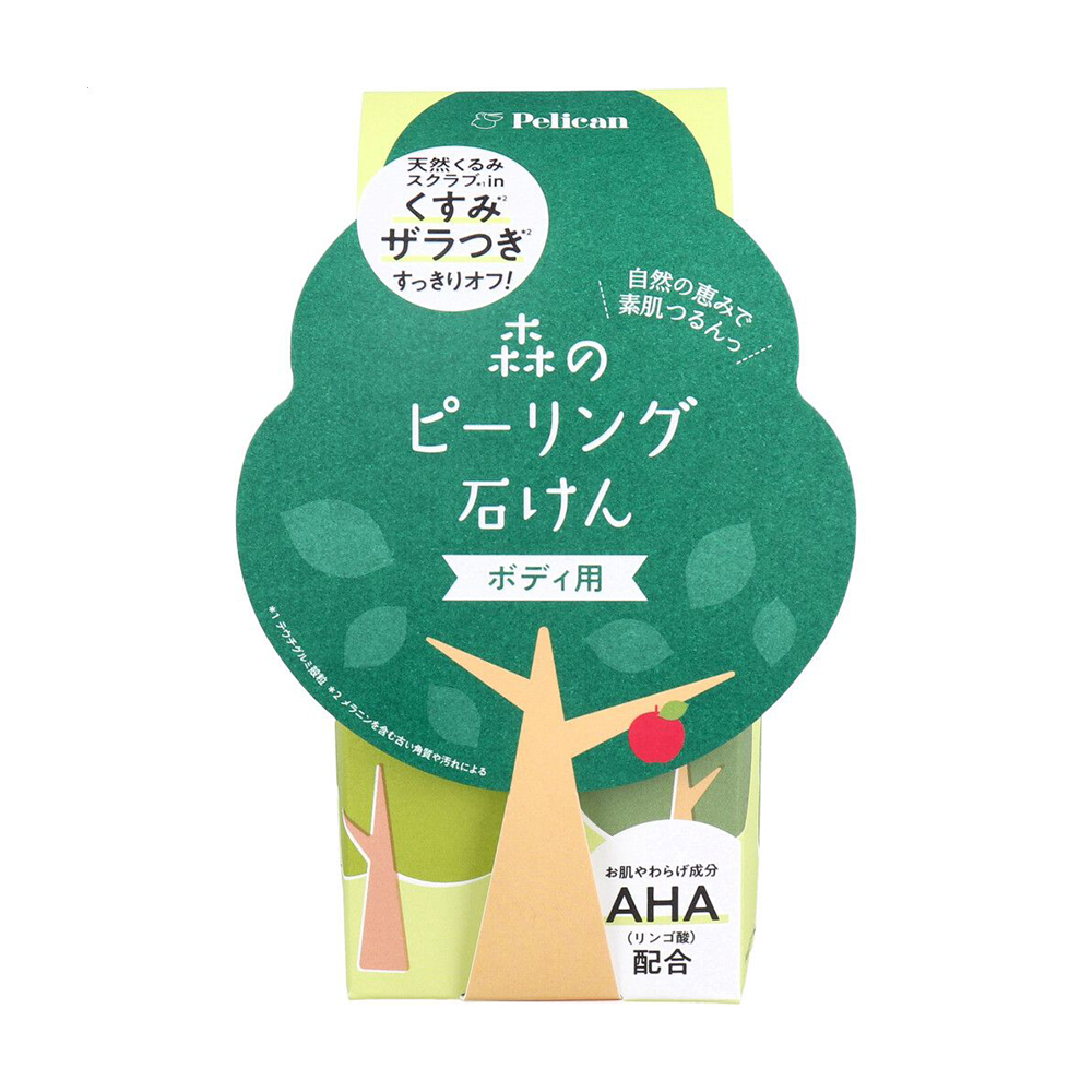 Натуральне мило-пілінг для тіла Pelican Forest Peeling Soap, 100 г
